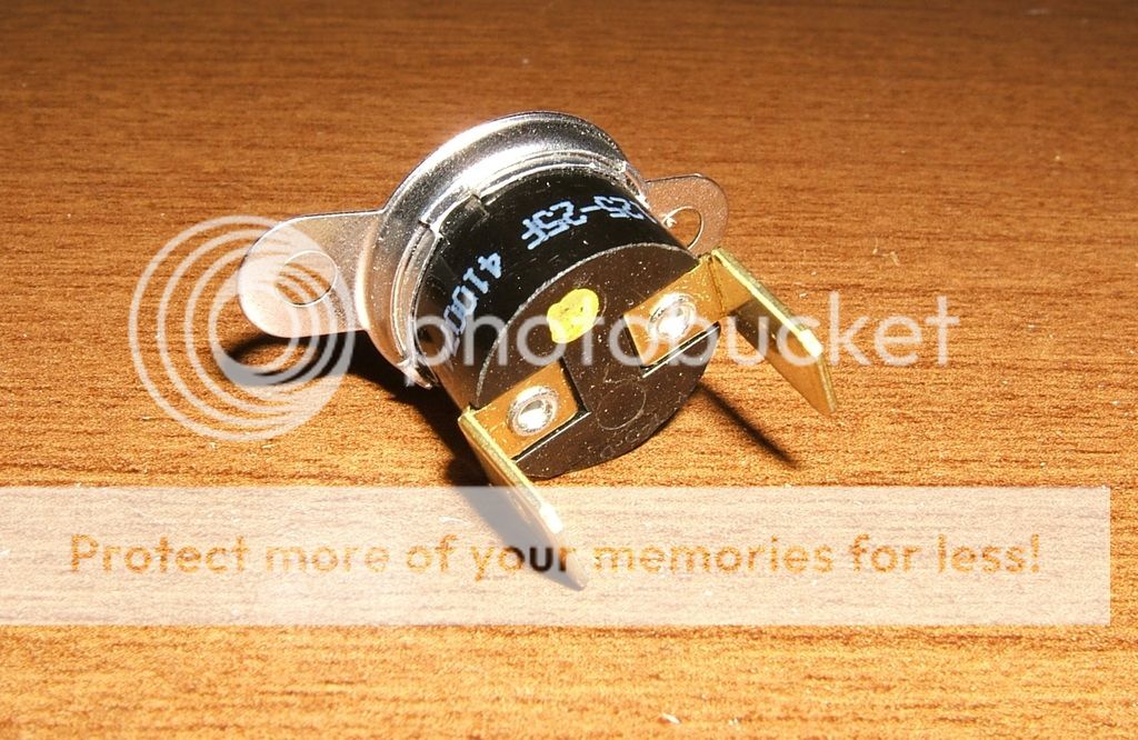 Thermodisc F12525F Fan Delay Part 410074000 Type 36TX22 Style